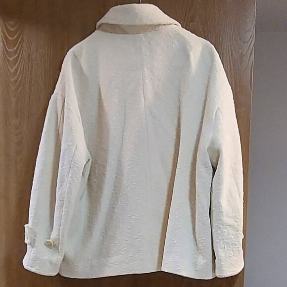 Banana Republic Oversized Balmacaan Jacket Size Large - Picture 6 of 9
